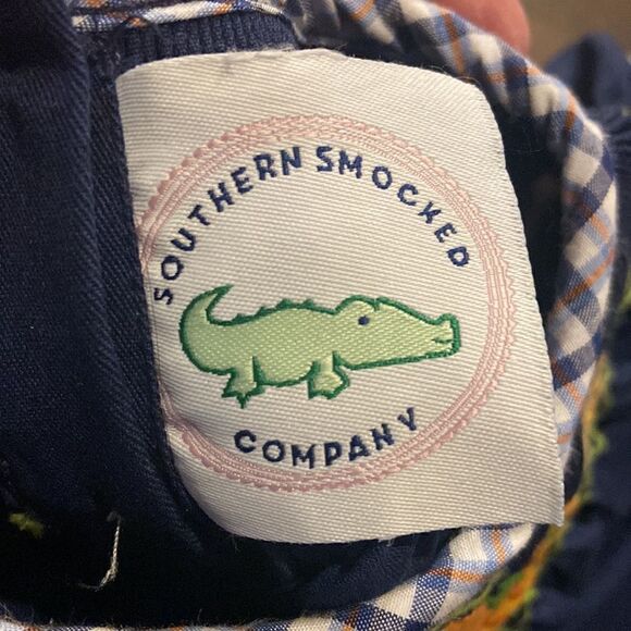 Girls Size 3 Southern Smocked Company Holiday Fall Dress - Picture 6 of 8